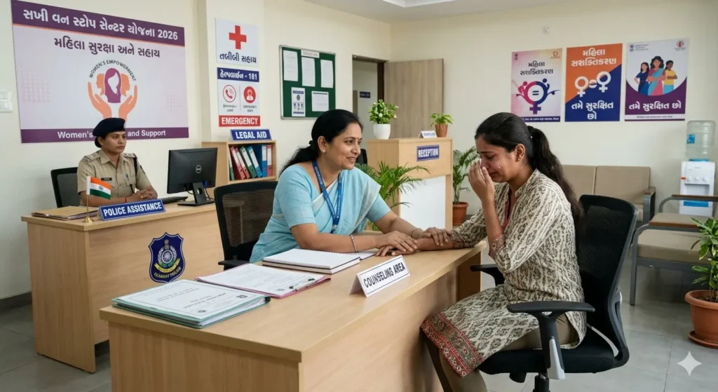 સખી વન સ્ટોપ સેન્ટર (Sakhi One Stop Centre – OSC) યોજના 3 Mahila mate ni Yojna