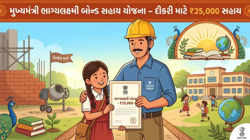 Bhagyalaxmi Bond સહાય યોજના Gujarat 2026: દિકરીઓ માટે મહત્વપૂર્ણ સહાય યોજના 3 ગુજરાત સરકાર યોજના દીકરી માટે
