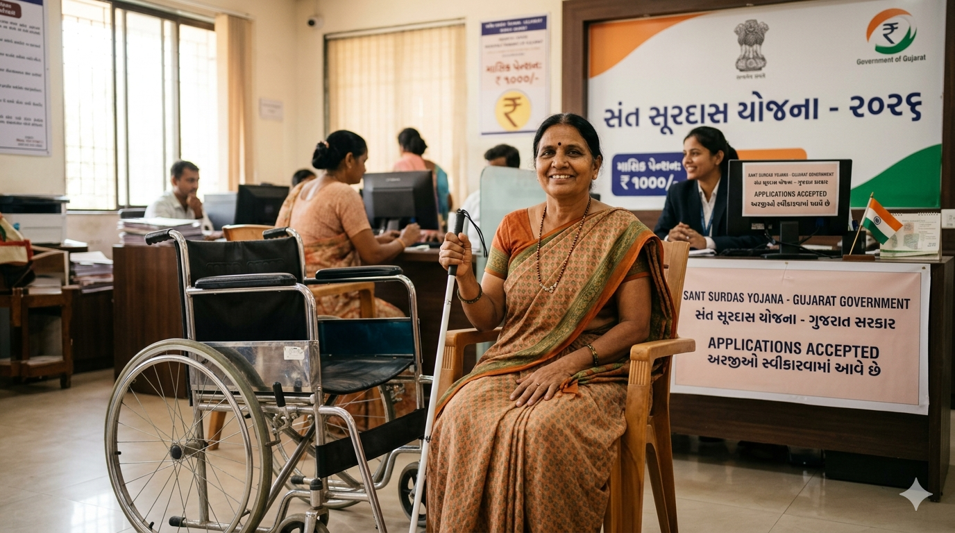 sant-surdas-yojana-1000-pension-gujarat