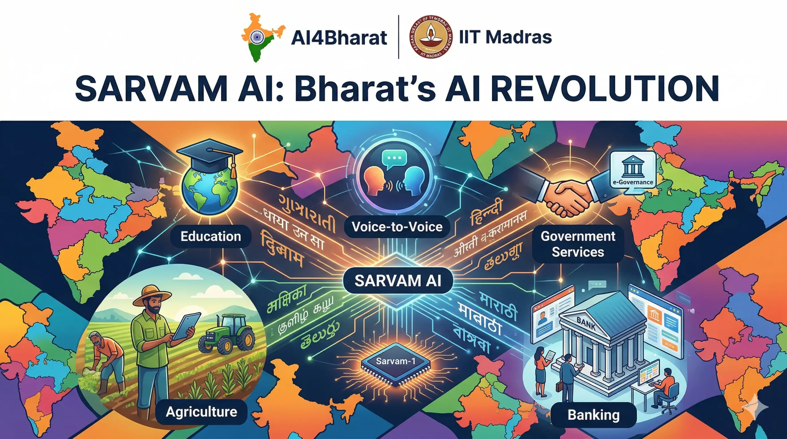 Sarvam AI: ભારતનું પોતાનું ChatGPT! જાણો કેમ આ મેડ-ઈન-ઈન્ડિયા AI વિશ્વને ચોંકાવી રહ્યું છે. 2 Gemini Generated Image 3sbo6m3sbo6m3sbo scaled